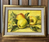 Картина маслом на холсте "Яблоки"